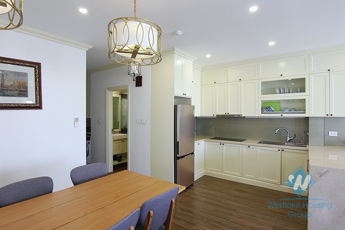 Top floor one bedroom apartment for rent in heart of Tay Ho, Ha Noi